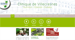 Desktop Screenshot of clinique-de-villecresnes.com